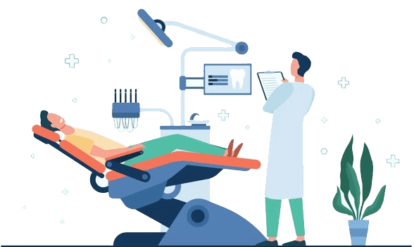 dentist vector image